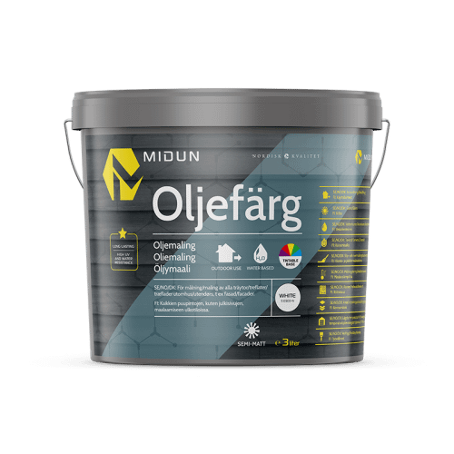 Oljefärg Vit Midun