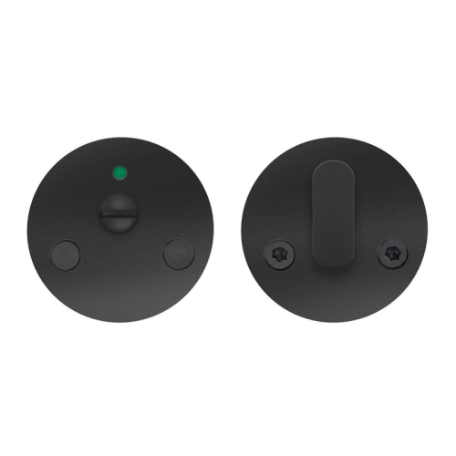 Vridbar lås med Indikator 52 mm Svart rustfritt stål Beslagsboden