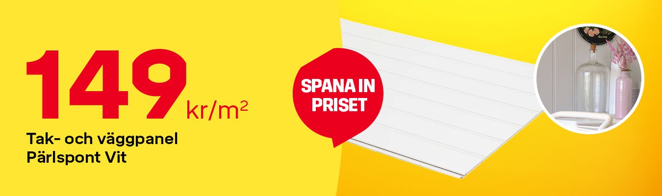 P&auml;rlspont f&ouml;r 149 kr/m2
