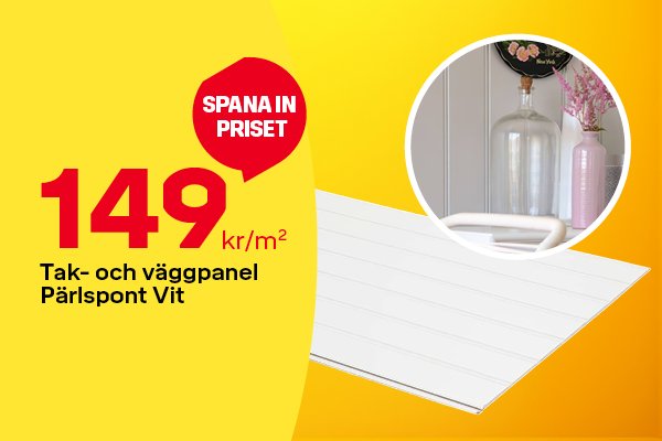 P&auml;rlspont f&ouml;r 149 kr/m2
