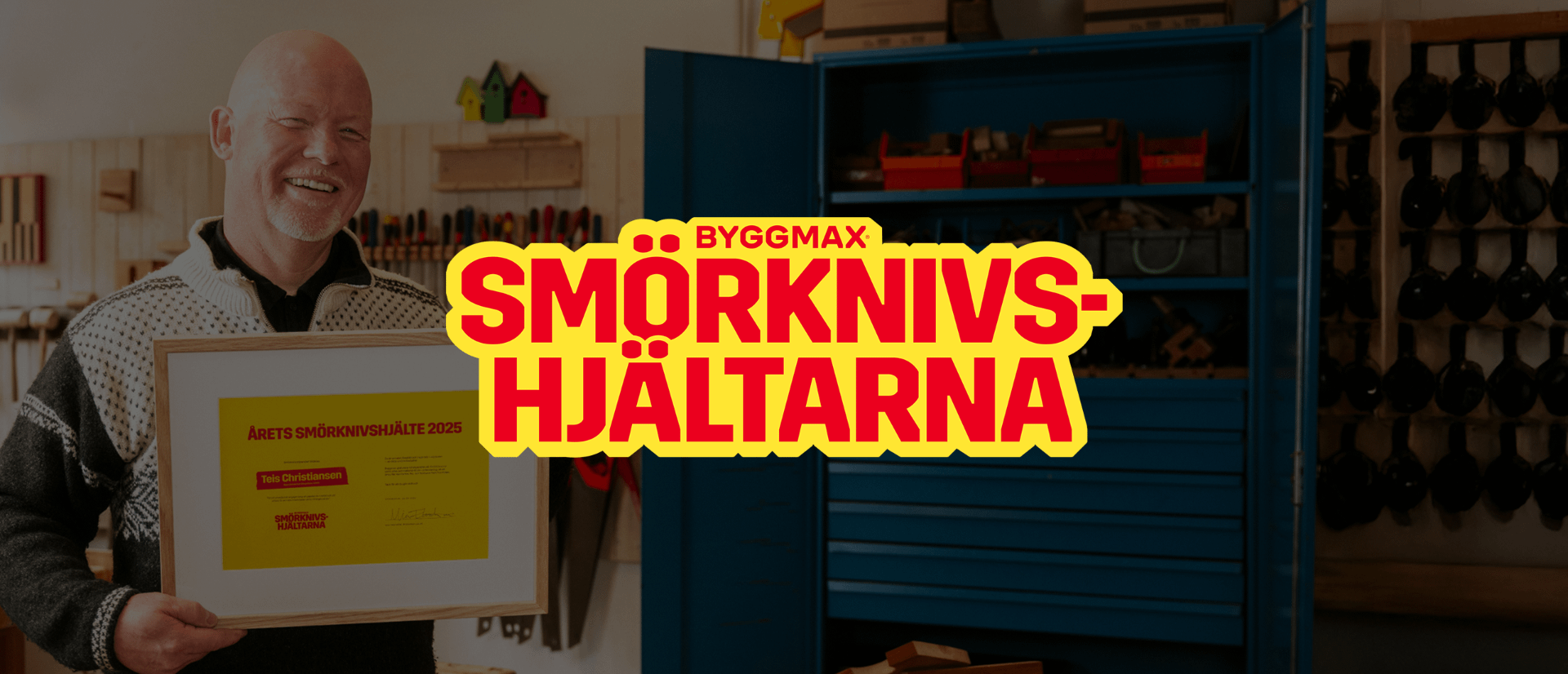Vinnaren av stipendiet Smörknivshjältarna
