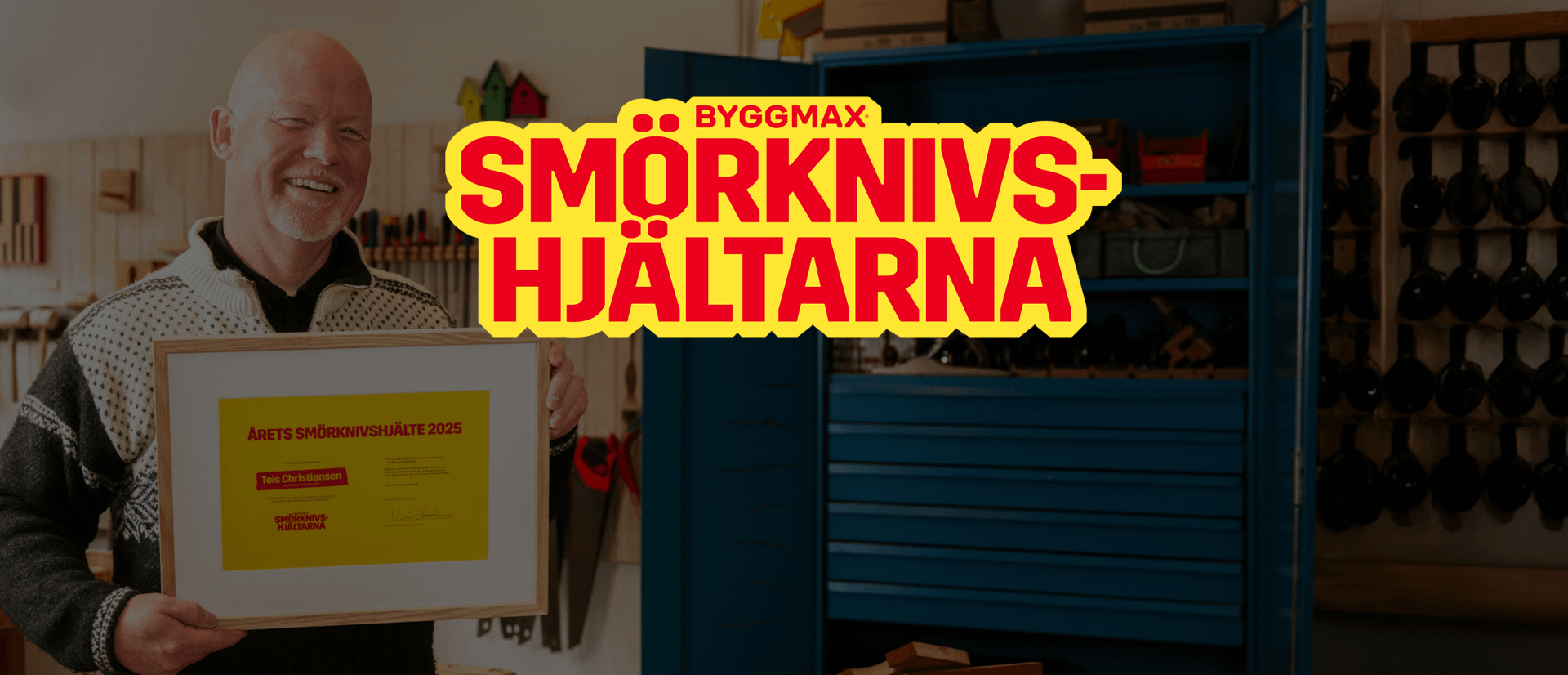 Vinnaren av stipendiet Smörknivshjältarna