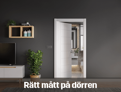 Välj rätt mått på dörren | Byggmax Välj rätt mått på dörren | Byggmax