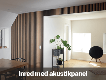 Inred med akustikpanel | Byggmax Inred med akustikpanel | Byggmax