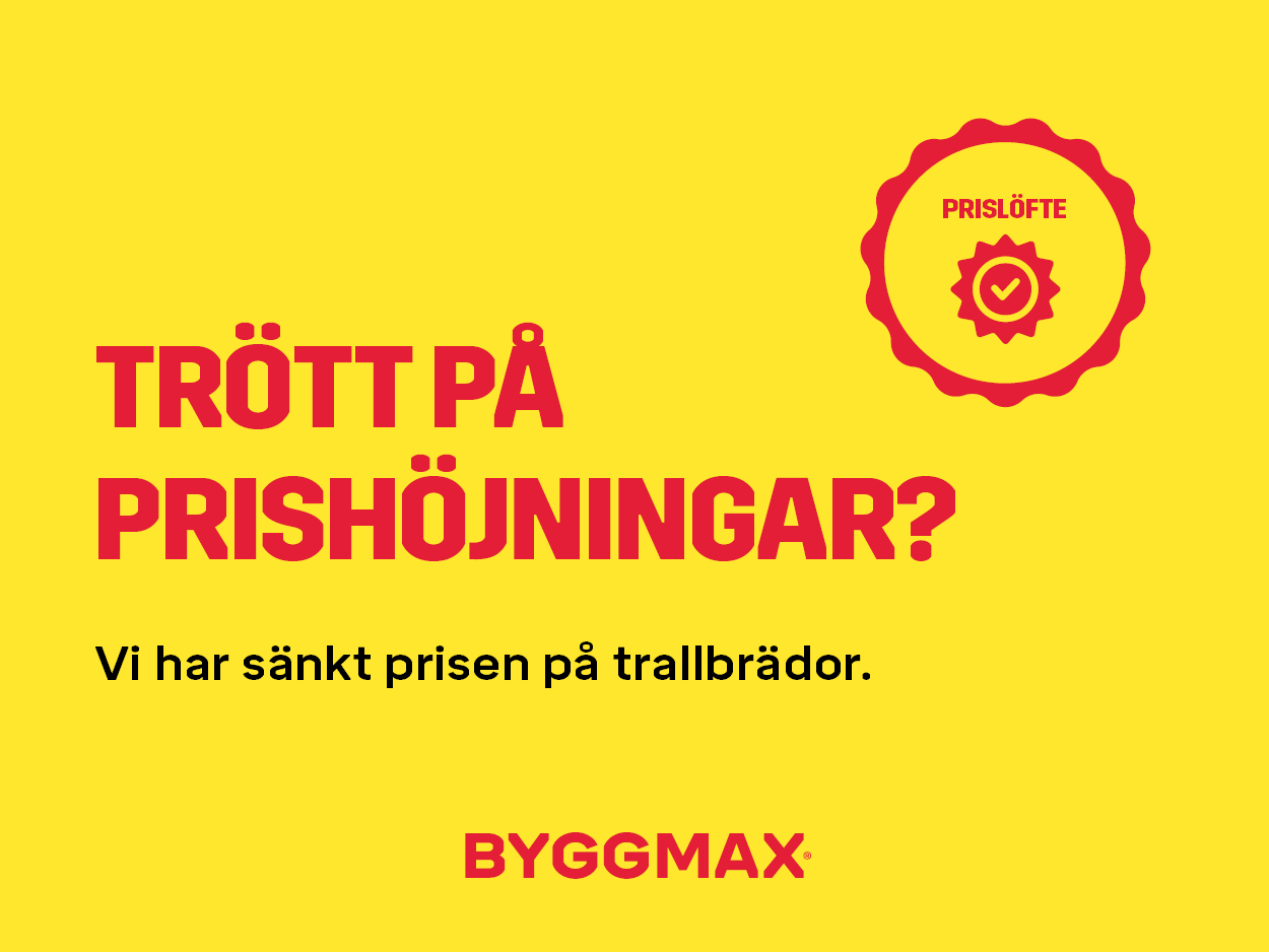 Vi har sänkt priserna på virke | Byggmax Vi har sänkt priserna på virke | Byggmax